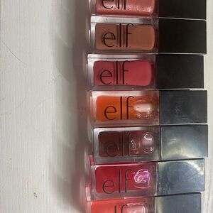 ELF Lip Balm & Gloss Set - Pink, Orange, Red